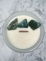 Green Aventurine Infused Beesoy Candle